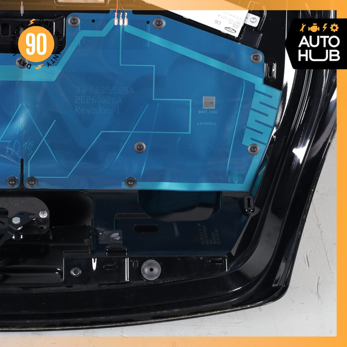 07-11 Bentley Continental GTC Convertible Trunk Lid Panel Assembly Black OEM 62k - photo 18