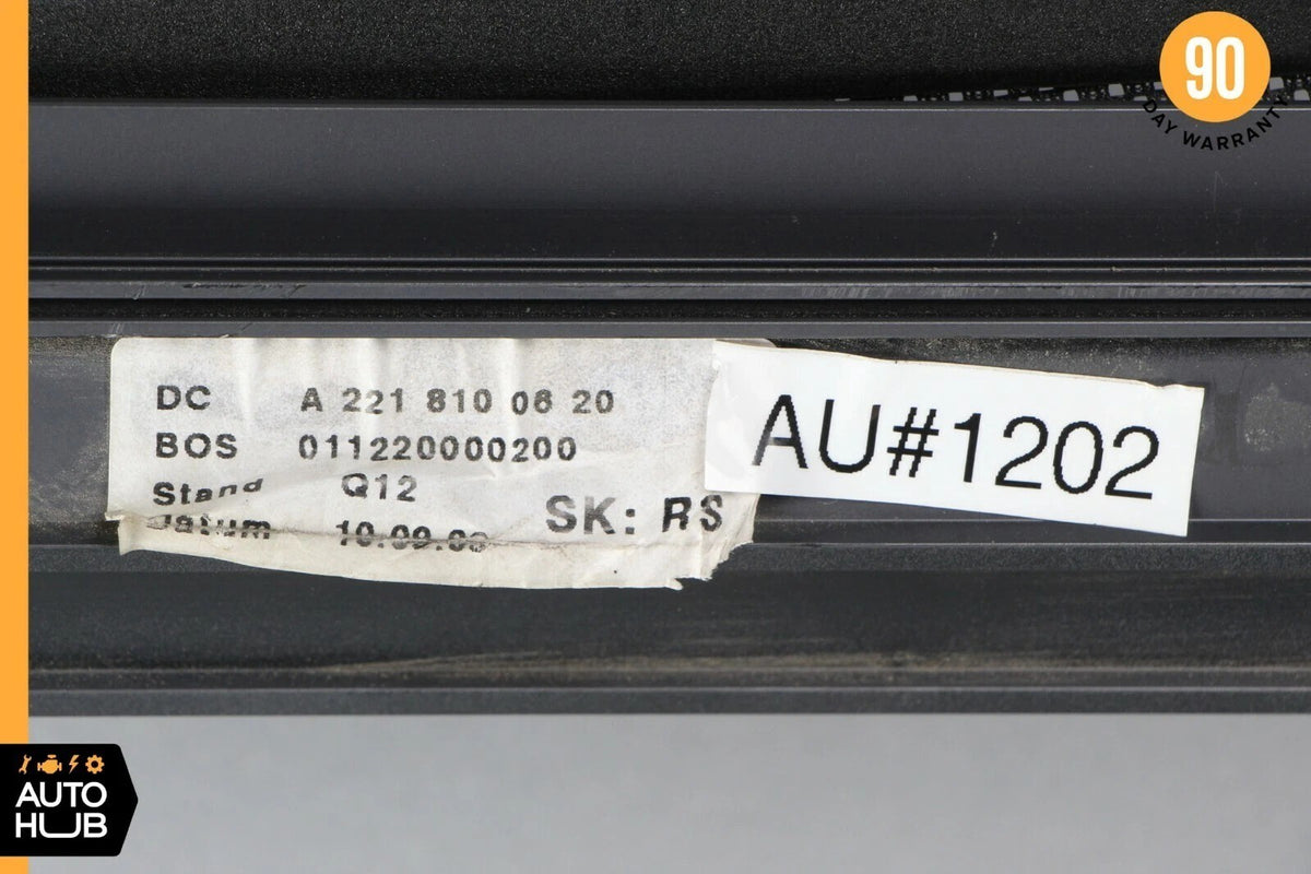 07-13 Mercedes W221 S63 S400 Rear Right Side Door Window Sun Shade Sunshade OEM - photo 12