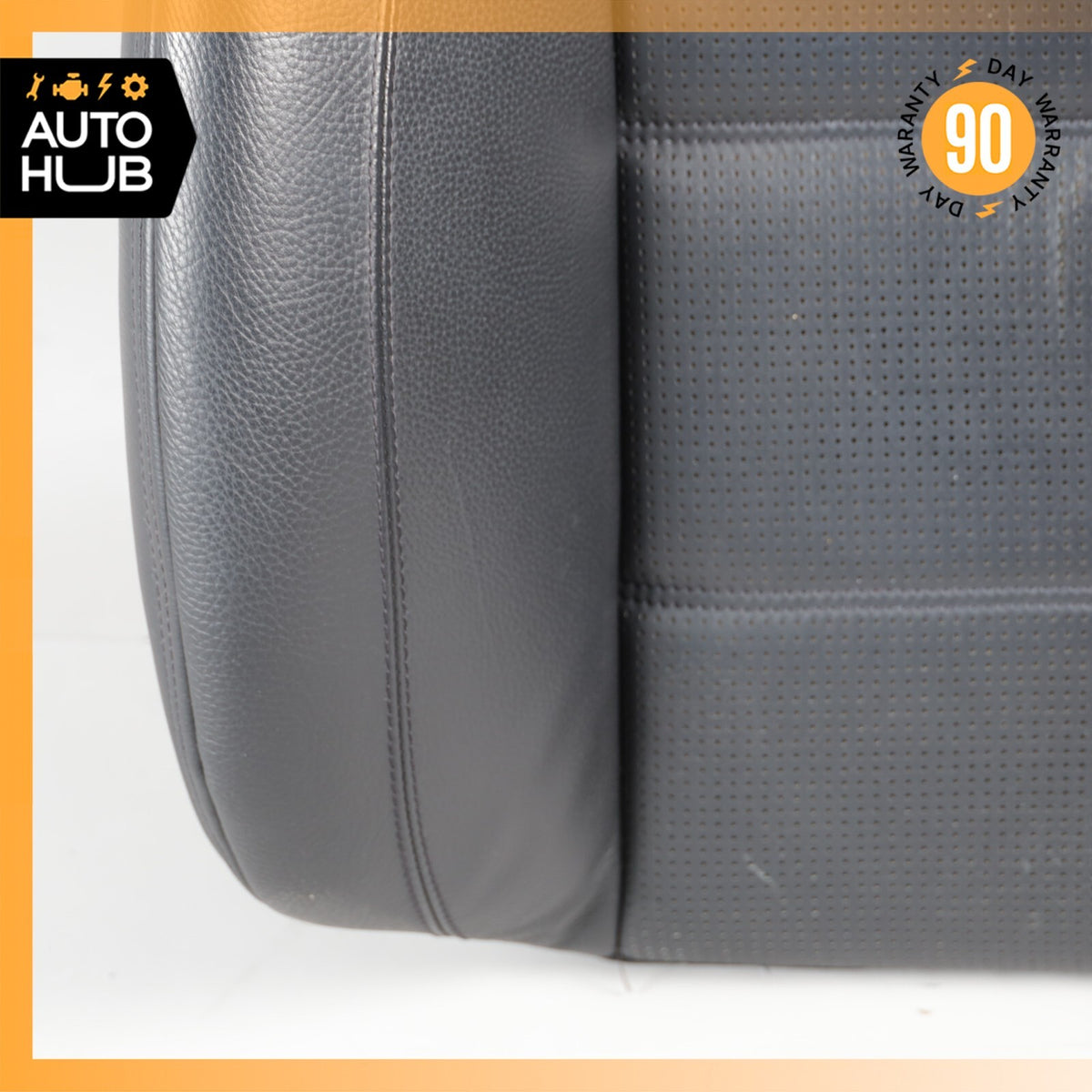 08-13 Mercedes W221 S63 AMG Front Left Driver Side Seat Upper Cushion Black OEM - photo 3