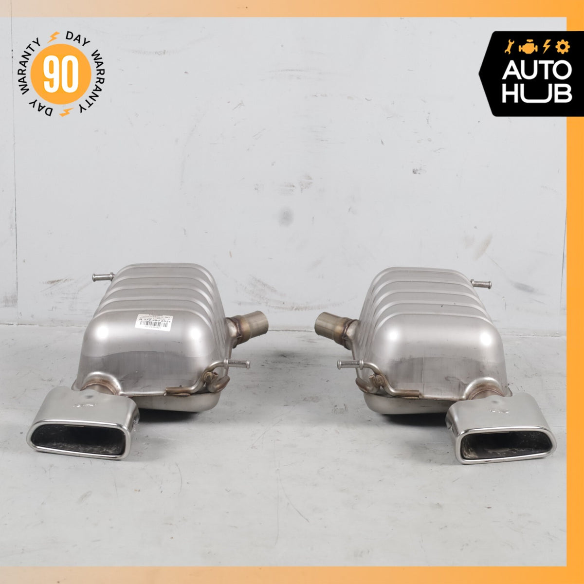12-16 Mercedes R172 SLK350 M276 Exhaust Muffler Mufflers Right And Left OEM 30k - photo 7