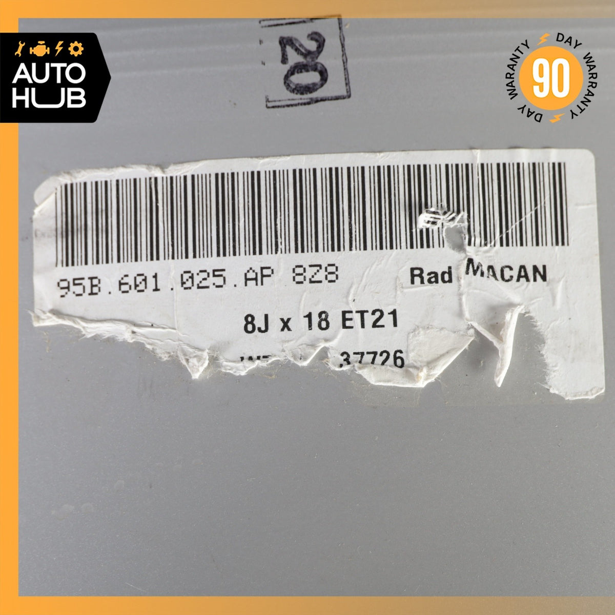 Porsche Macan 95B S 8 x 18 18" Front Wheel Rim Silver 95B601025AP OEM - photo 21