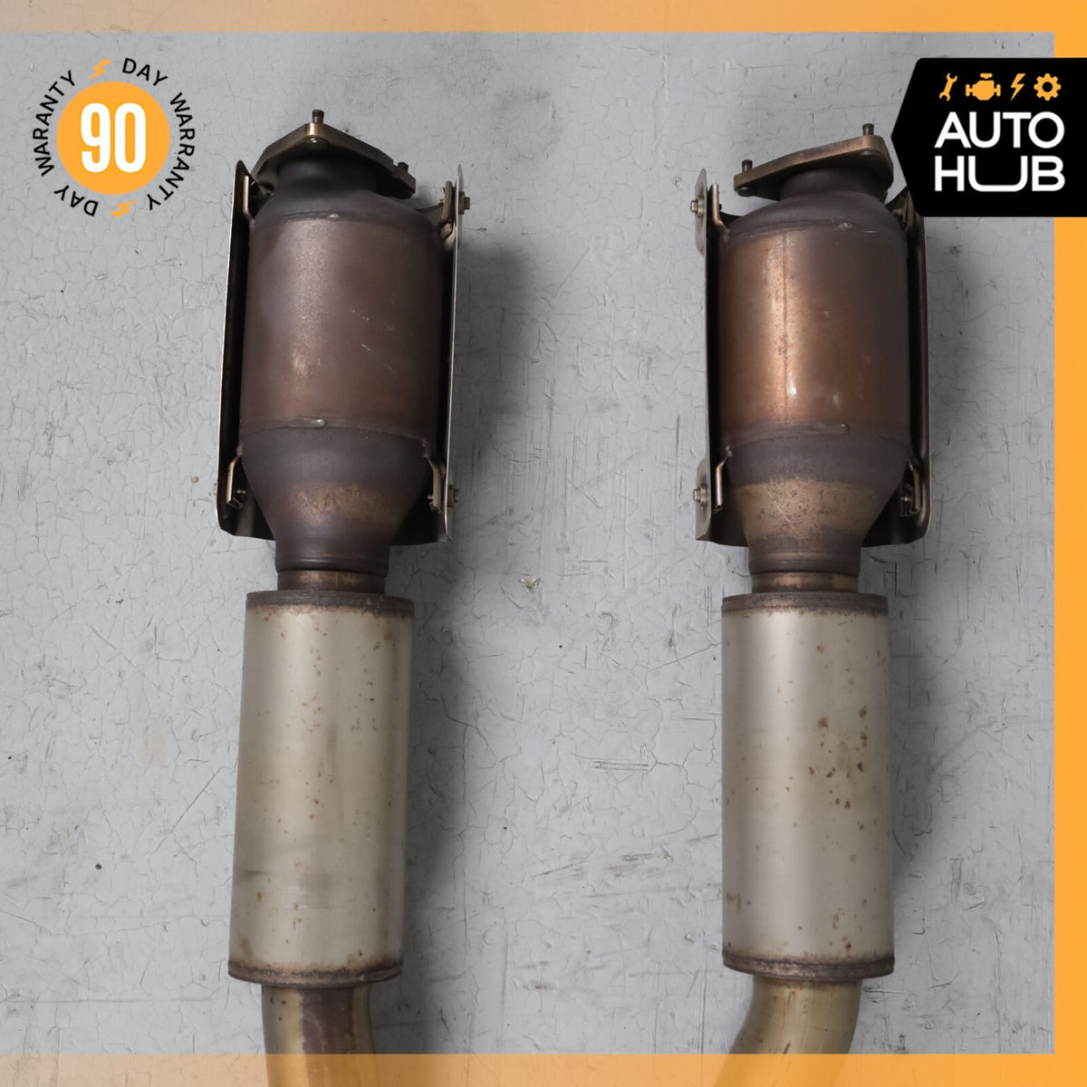 Bentley Continental GT 6.0L Middle Exhaust Downpipe Left & Right Side OEM 73k - photo 12