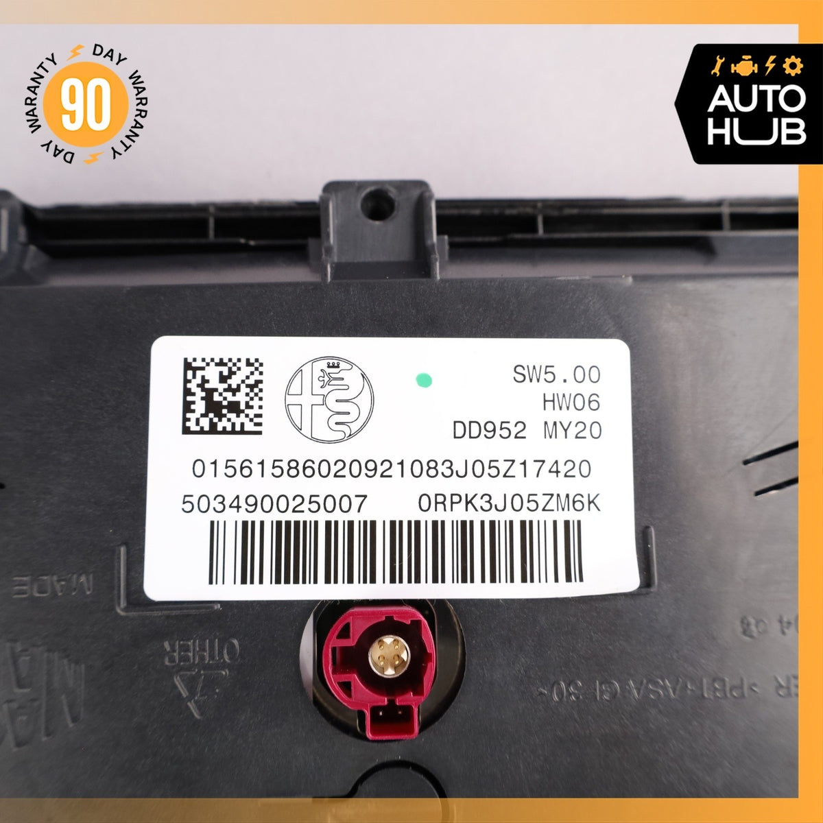 17-26 Alfa Romeo 952 Giulia Information Navigation Display Screen Monitor OEM - photo 16