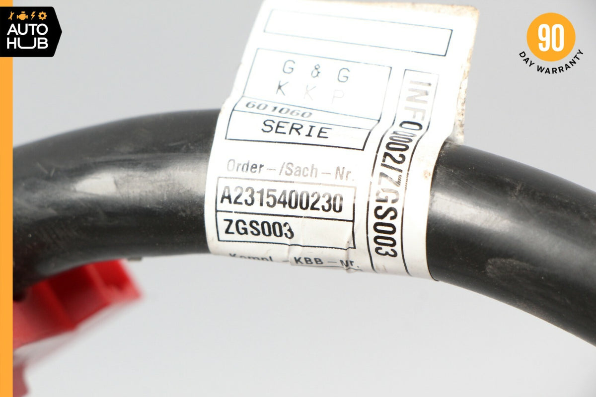 13-20 Mercedes R231 SL400 SL550 Battery Positive Terminal Cable Wire OEM 62k - photo 11