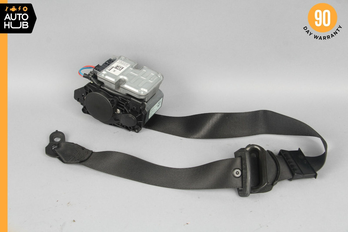 07-09 Mercedes W211 E350 CLS550 Front Right Passenger Side Seat Belt Black OEM - photo 1