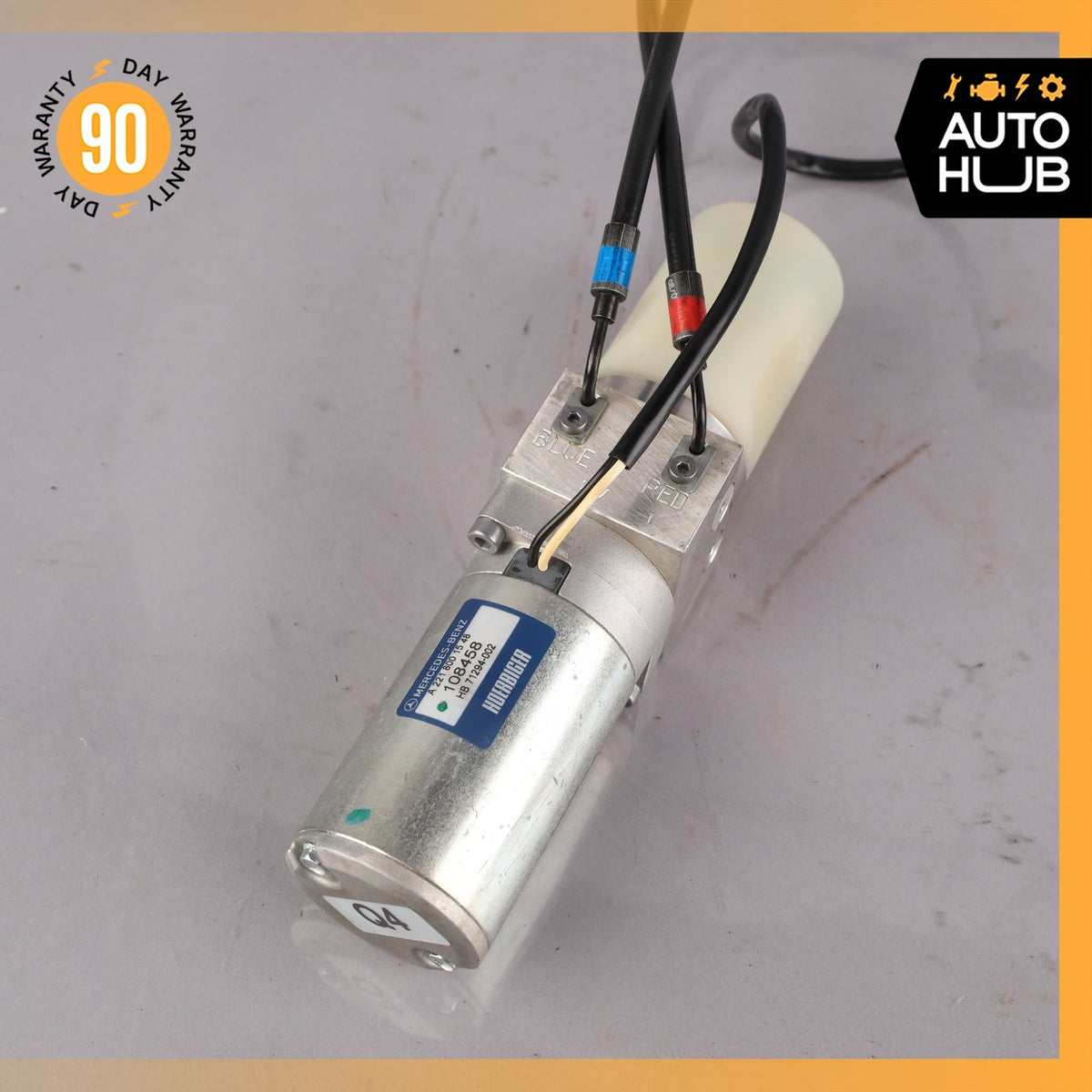 07-13 Mercedes W221 S550 S600 Trunk Lid Locking Hydraulic Pull Down Pump w/ Case - photo 8