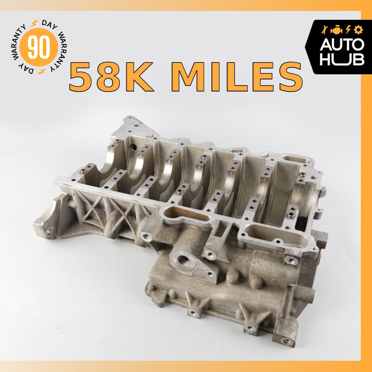 03-13 Bentley Continental Flying Spur GT 6.0L Lower Engine Motor Block OEM 58k - photo 1