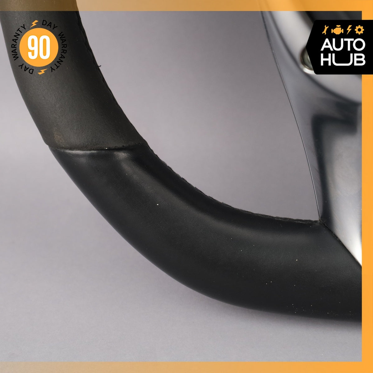 15-18 Mercedes W205 C43 GLC63 AMG Steering Wheel Flat Bottom Suede OEM - photo 16