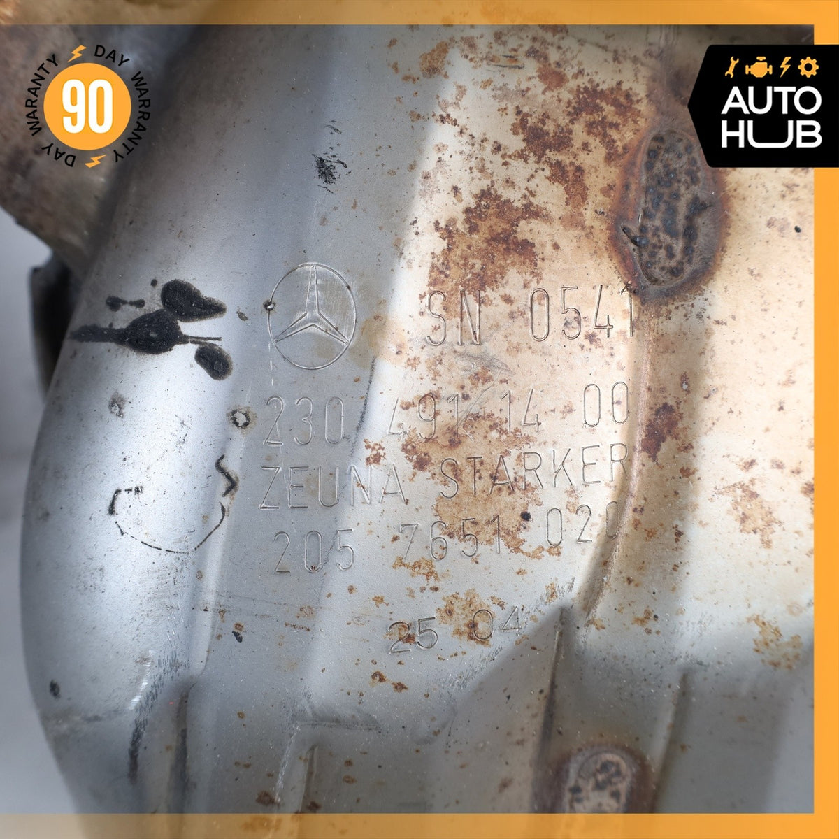 03-06 Mercedes R230 SL500 Left & Right Exhaust Muffler Mufflers Tips Set OEM - photo 18