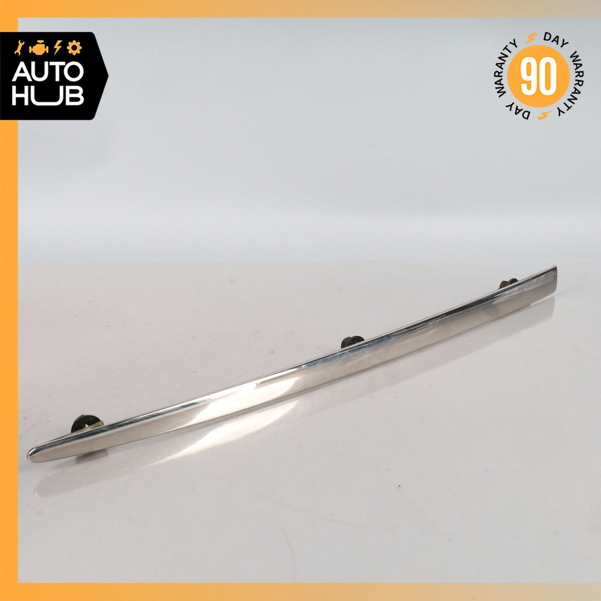 03-10 Bentley Continental GTC GT Rear Right Side Bumper Molding Trim Chrome OEM - photo 2