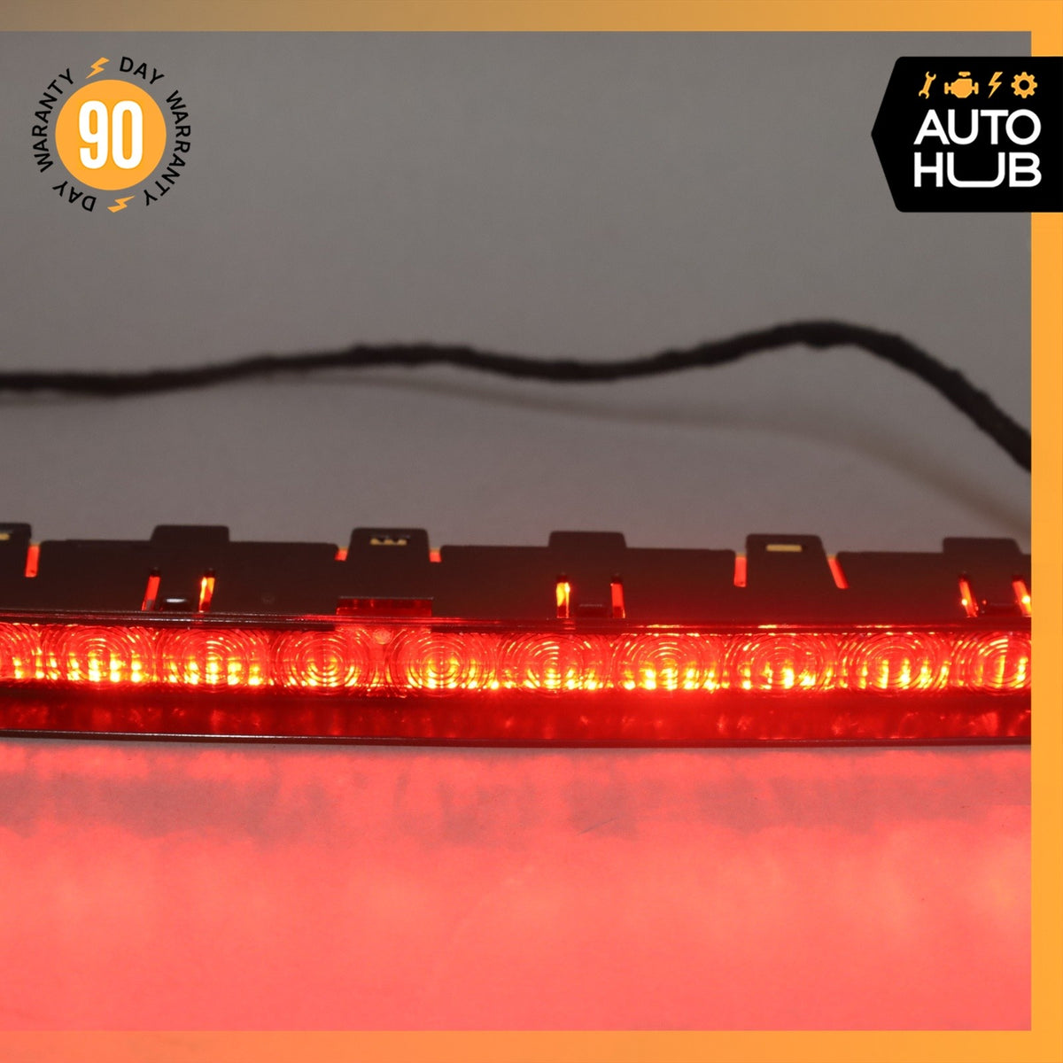07-14 Mercedes W221 S550 S63 AMG CL550 Rear 3RD Third Brake Stop Light Black OEM - photo 5
