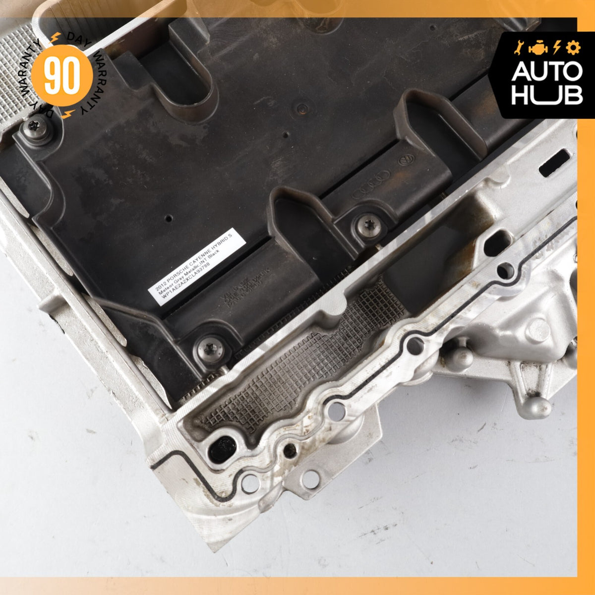 11-18 Porsche Cayenne 958 / Touareg Hybrid Engine Upper Oil Pan 06E103603AL OEM - photo 5