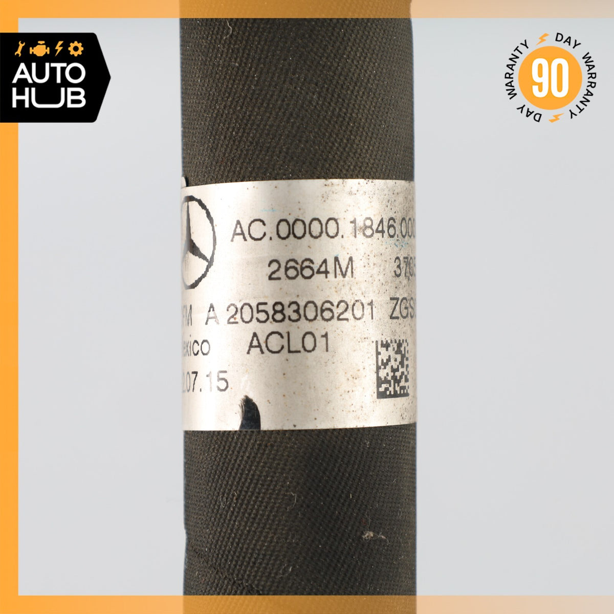 15-19 Mercedes W205 C300 C350e 2.0L AC Air Conditioning Hose Pipe Line OEM - photo 9