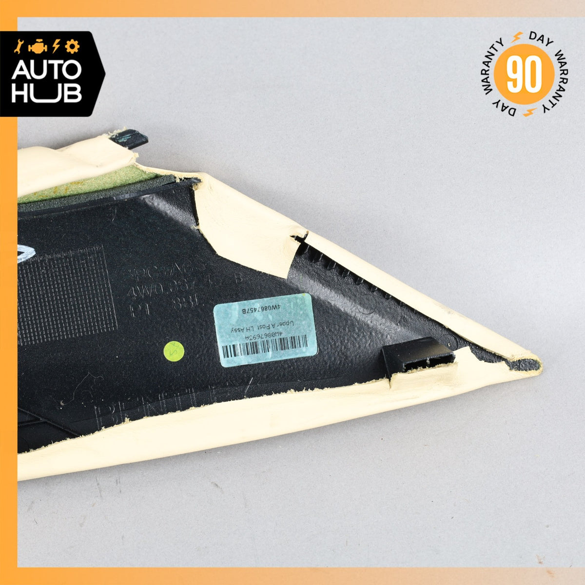 Bentley Flying Spur Sedan Front Left Interior Trim Panel A Pillar 4W0867693A OEM - photo 11