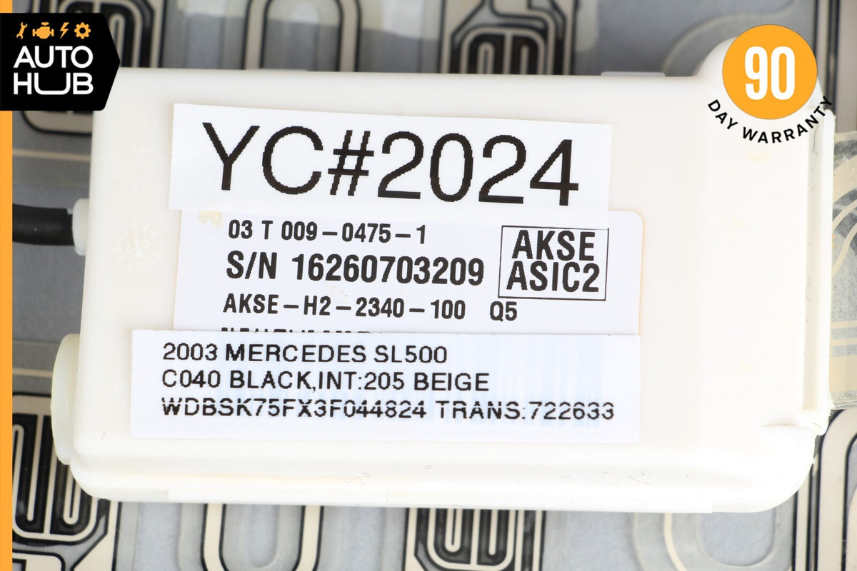 03-04 Mercedes R230 SL500 SL55 AMG Seat Occupancy Mat Sensor SRS 2308211551 OEM - photo 12