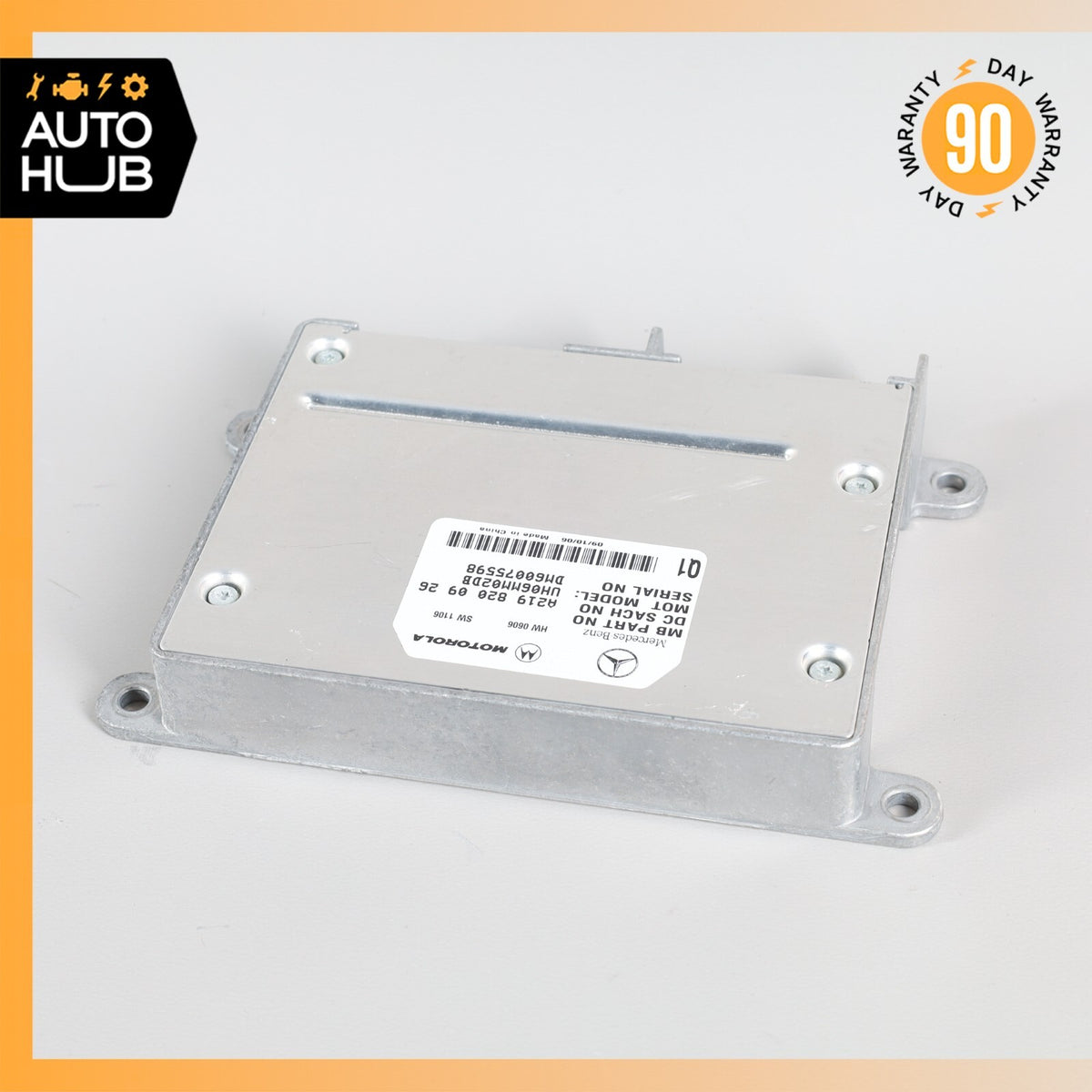 06-12 Mercedes R230 SL550 E350 Communication Control Module 2198200926 OEM - photo 2