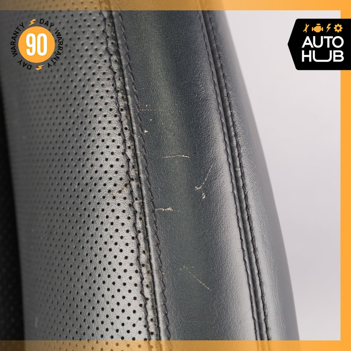 09-12 Mercedes R230 SL550 Top Upper Seat Cushion Right Side Nappa Black OEM - photo 8