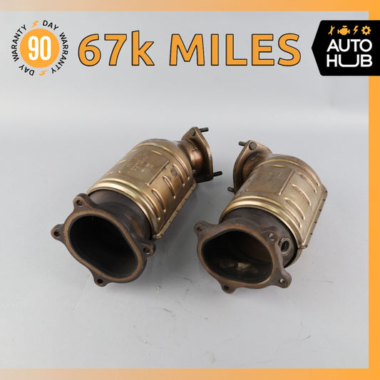 03-06 Bentley Continental Flying Spur Exhaust Downpipe Left & Right Set OEM 67k - photo 1