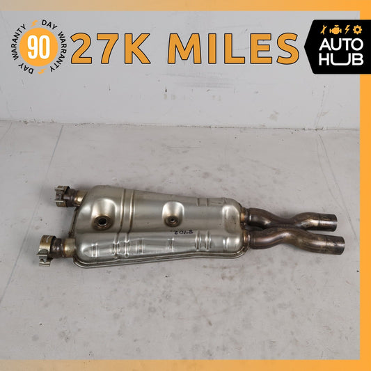 02-07 Maserati M138 Coupe 4200 Exhaust Mid Pipe Center Resonator Silencer 27k - photo 1