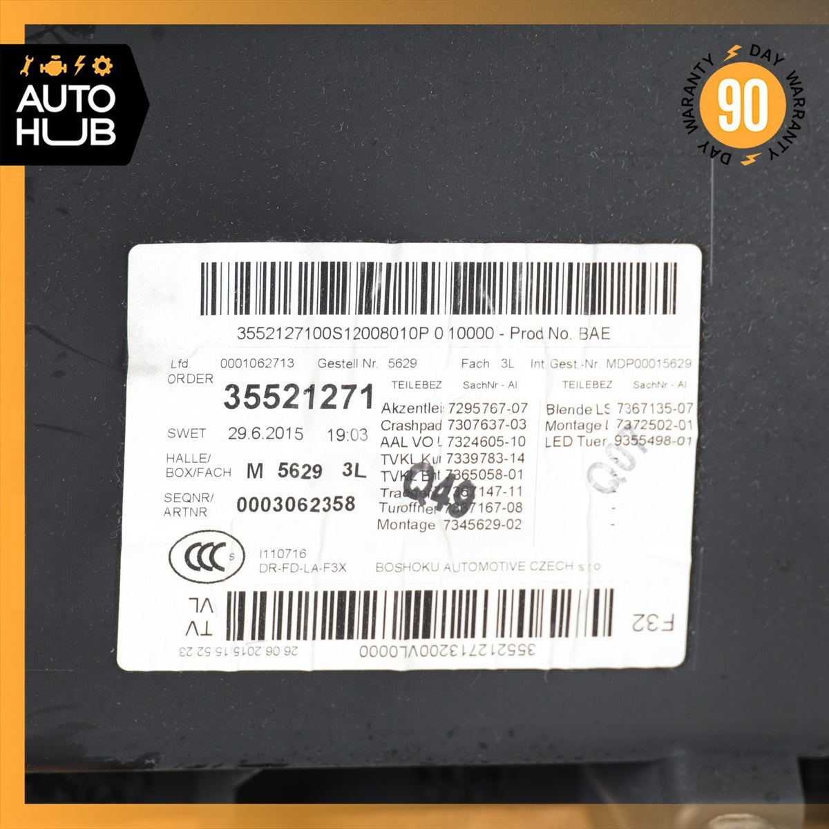 14-20 BMW F32 428i 440i Front Left Driver Side Interior Door Panel OEM 80k - photo 20