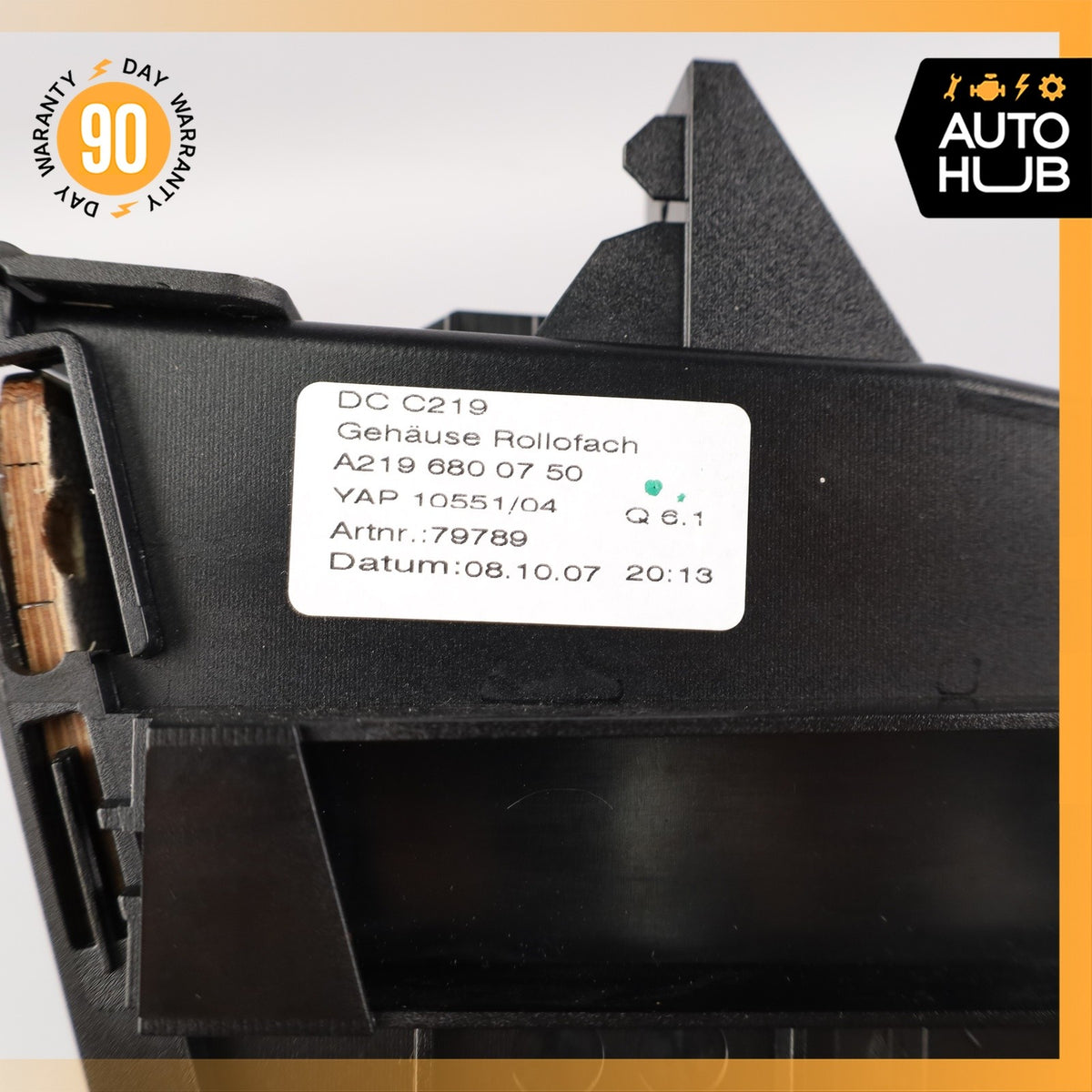 06-11 Mercedes W219 CLS550 CLS500 CLS63 Rear Center Console Armrest Arm Rest OEM - photo 9