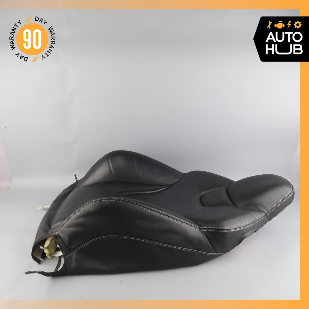 13-17 Audi S5 Convertible Front Left Top Upper Seat Cushion Nappa Black OEM - photo 19