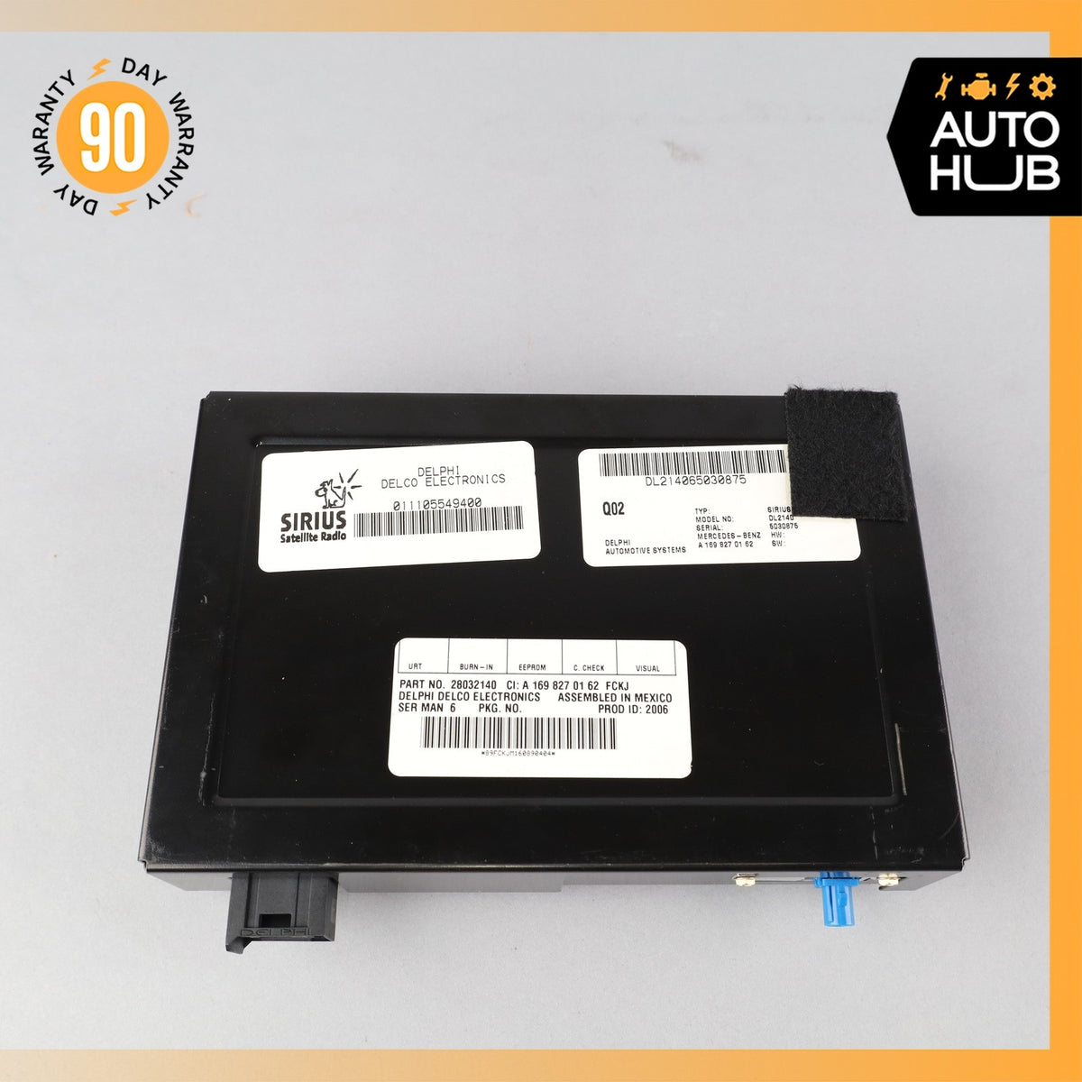 03-09 Mercedes R230 SL550 CLK350 Sirius Satellite Radio Receiver 1698270162 OEM - photo 7