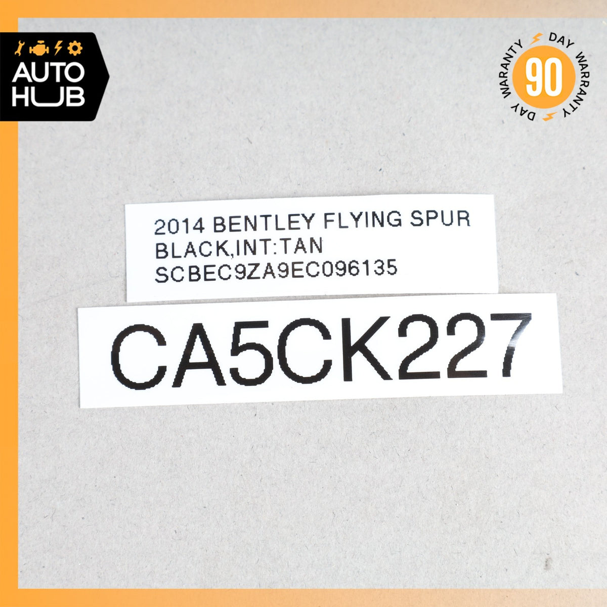 14-18 Bentley Flying Spur Left Upper B-Pillar Cover Panel Trim Beige OEM 40k - photo 19