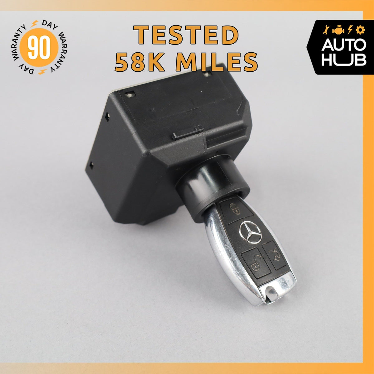 14-17 Mercedes W117 CLA250 GLA250 B250e Ignition Switch Module w/Key OEM - photo 1