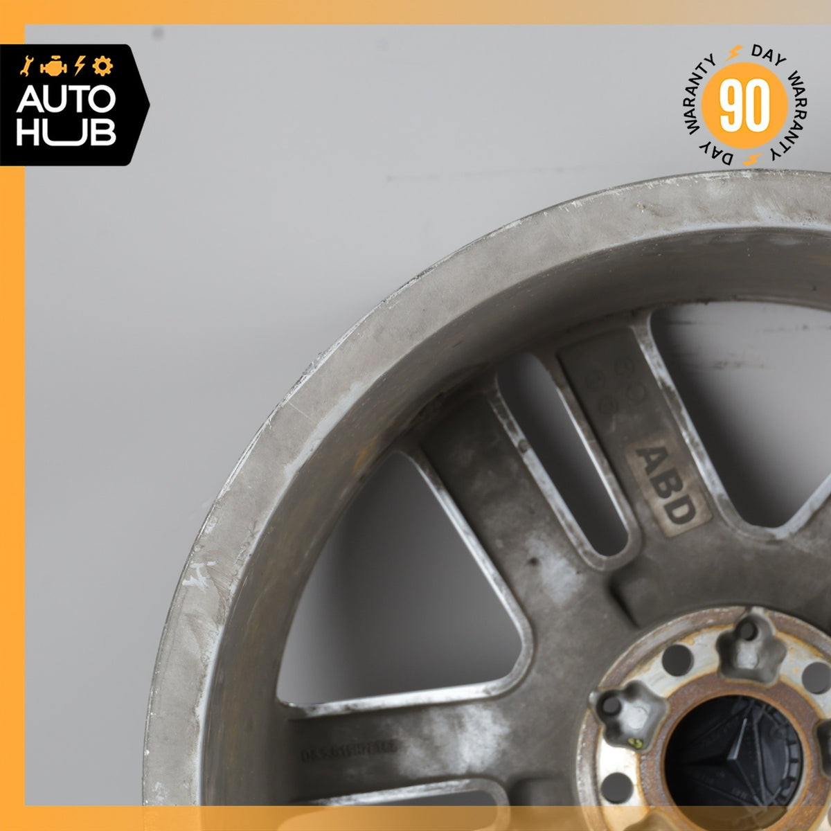 Mercedes X166 GL350 GL550 8.5 X 19 19" Wheel Rim Silver 1664011302 OEM - photo 14