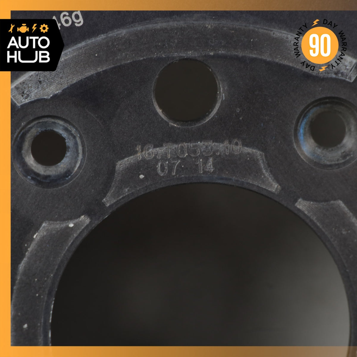08-16 Aston Martin DB9 DBS Rear Carbon Ceramic Brake Rotor ED232C026CA OEM 22k - photo 12