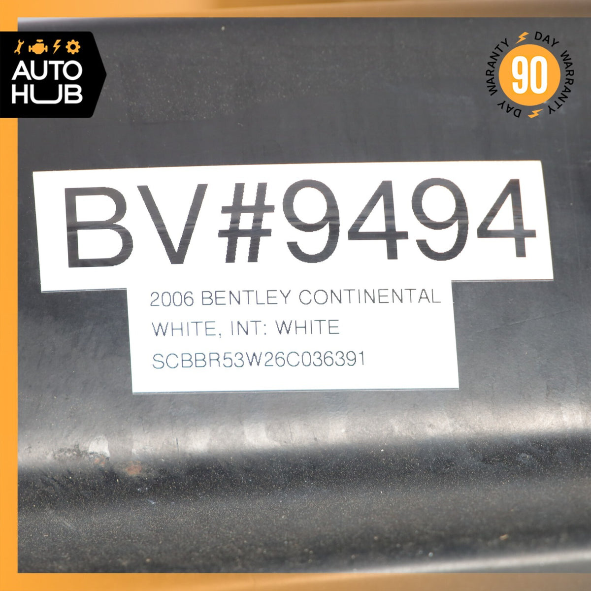 03-11 Bentley Continental Flying Spur Front Bumper Reinforcement Impact Bar OEM - photo 17