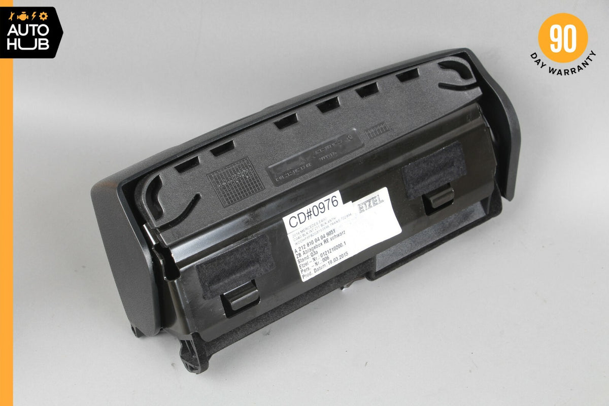 10-16 Mercedes W212 E400 CLS550 Right Side Under Seat Compartment Black OEM 39k - photo 6