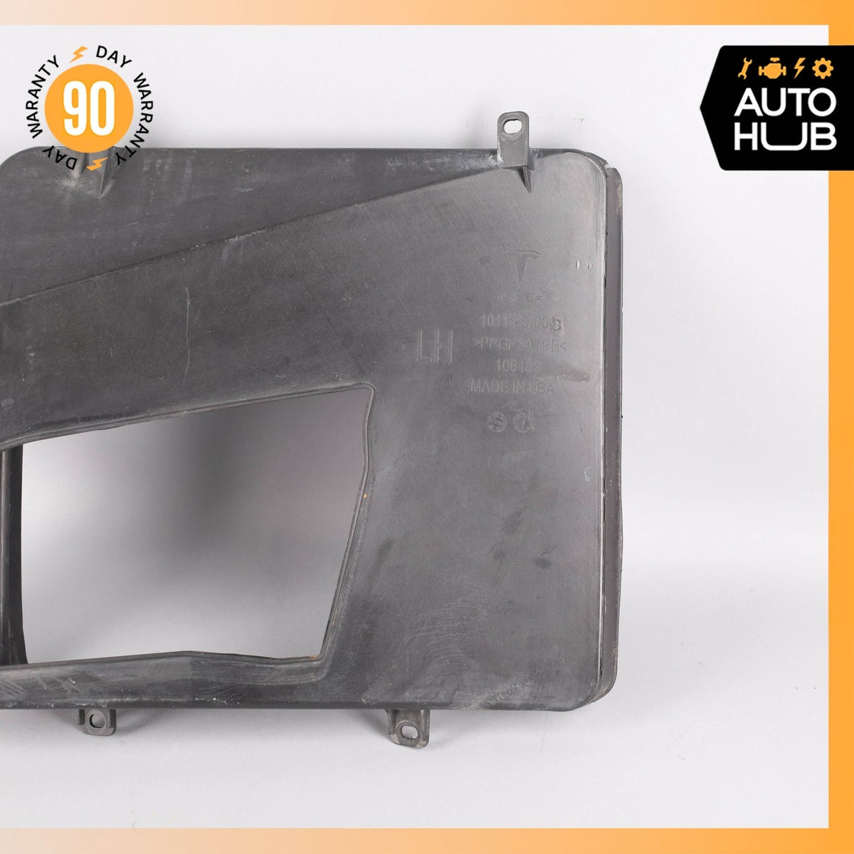 12-15 Tesla Model S Front Left Side A/C Air Condition Duct 101151900B OEM 63k - photo 4