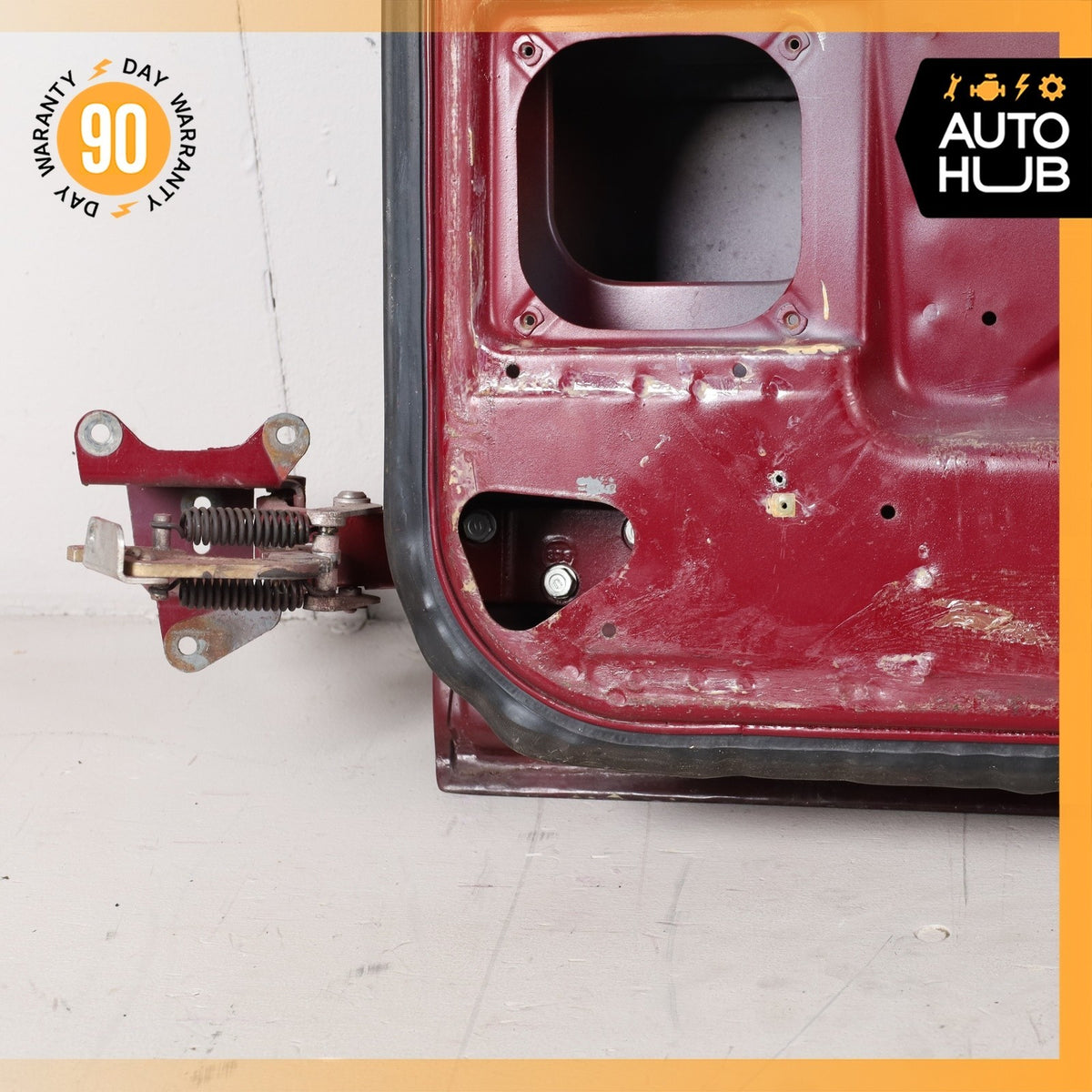 81-89 Rolls Royce Silver Spirit Spur Front Right Side Door Shell Red OEM 22k - photo 20