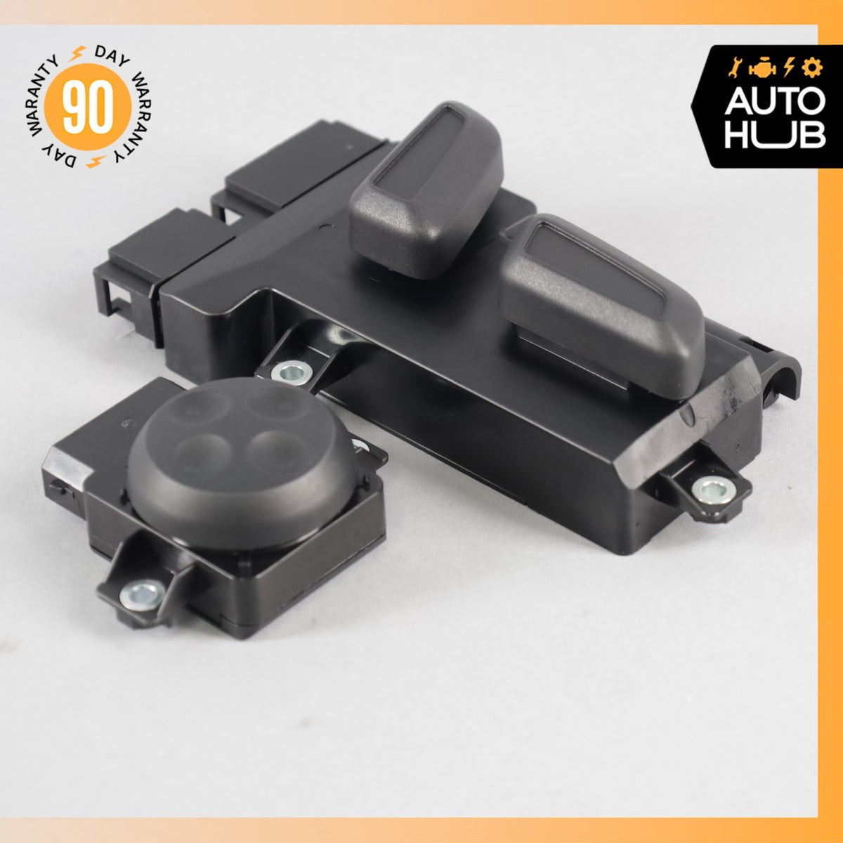 Audi C7 S6 Front Left Driver Power Seat Lumbar Control Switch Set Black OEM - photo 1