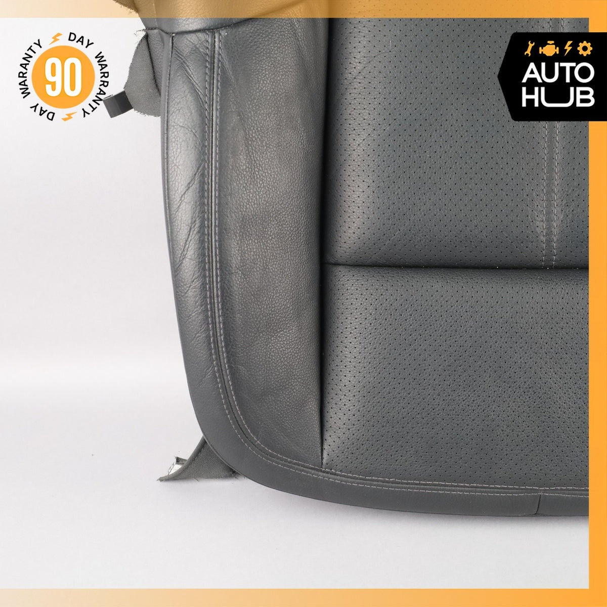 11-18 Porsche Cayenne 958 Front Right Lower Bottom Seat Cushion Black OEM - photo 5
