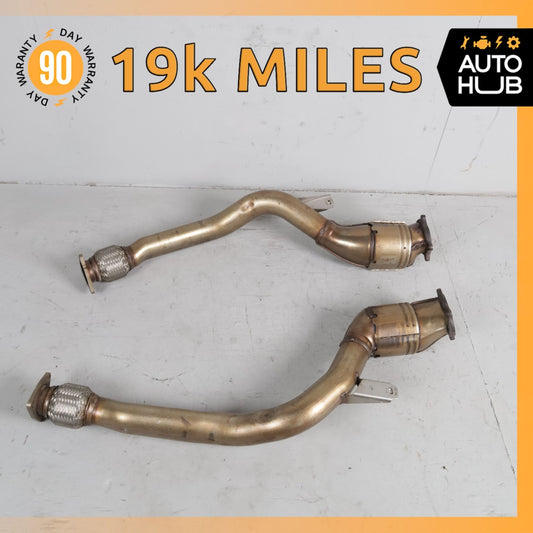 03-13 Bentley Continental GTC GT Exhaust Downpipe Left & Right Side Set OEM 19k - photo 1