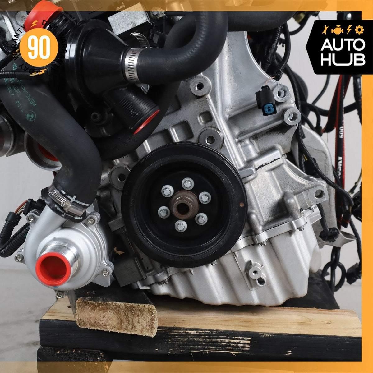12-18 BMW F30 320i RWD 2.0L N20B20U0 Engine Motor Assembly w/ Turbo OEM 75k - photo 17