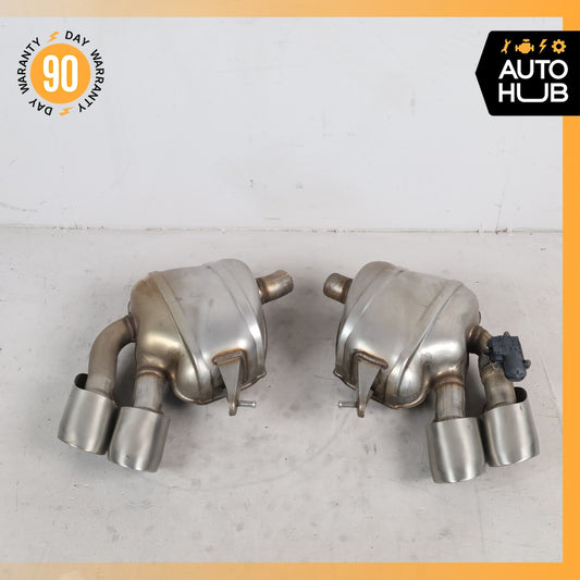 15-18 Porsche Macan S 95B Exhaust Muffler Mufflers Set 95B253612M OEM - photo 1
