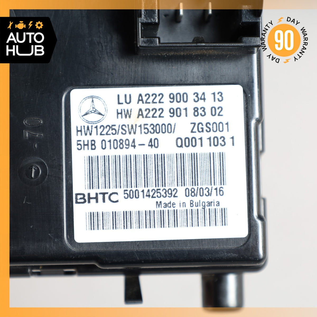 Mercedes W205 C350e AC A/C Heater Control Module 2229003413 OEM - photo 7
