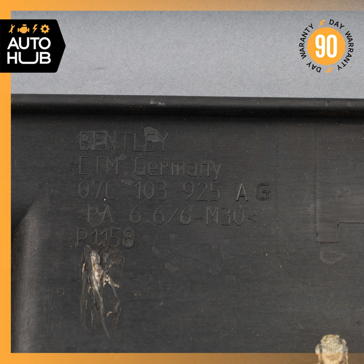 03-13 Bentley Continental Flying Spur Engine Compartment Rear Cover Panel OEM - photo 11