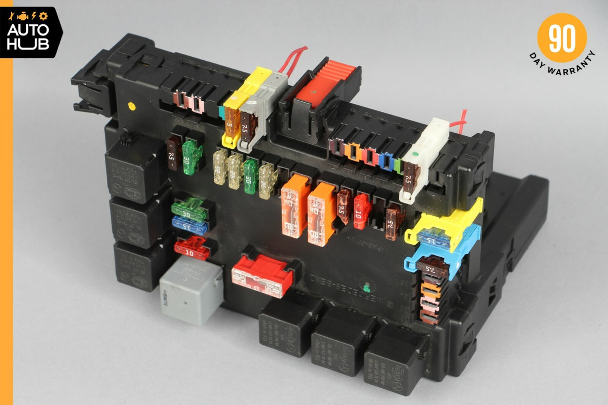 07-09 Mercedes W221 S550 CL550 S400 Rear Trunk Fuse Box Module 2215402550 OEM - photo 1