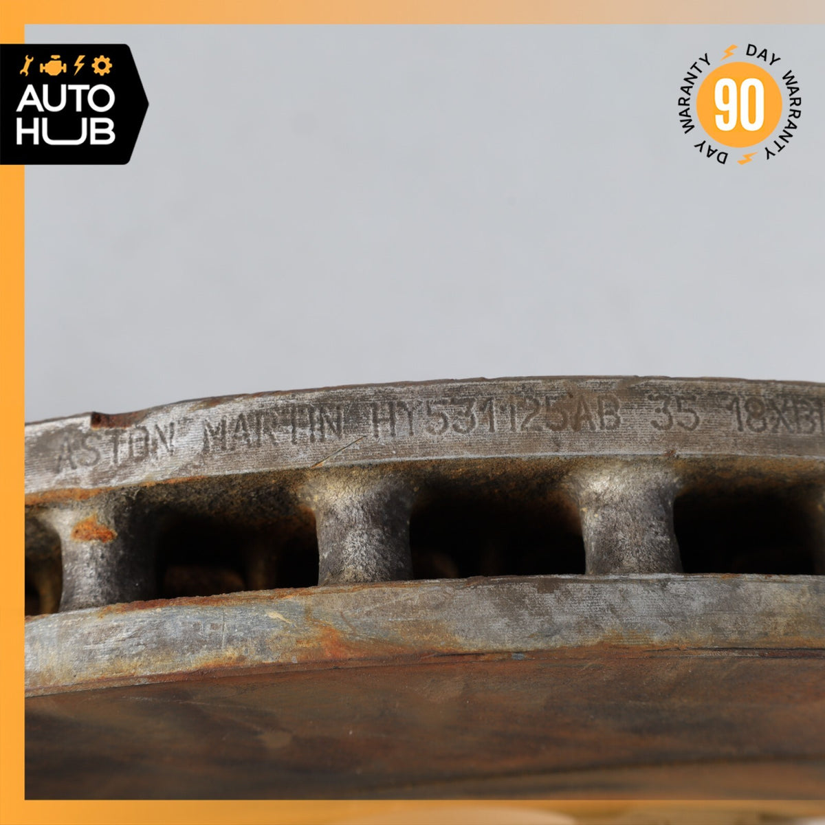 19-24 Aston Martin DB11 Vantage Front Left & Right Side Brake Rotor Set OEM - photo 22