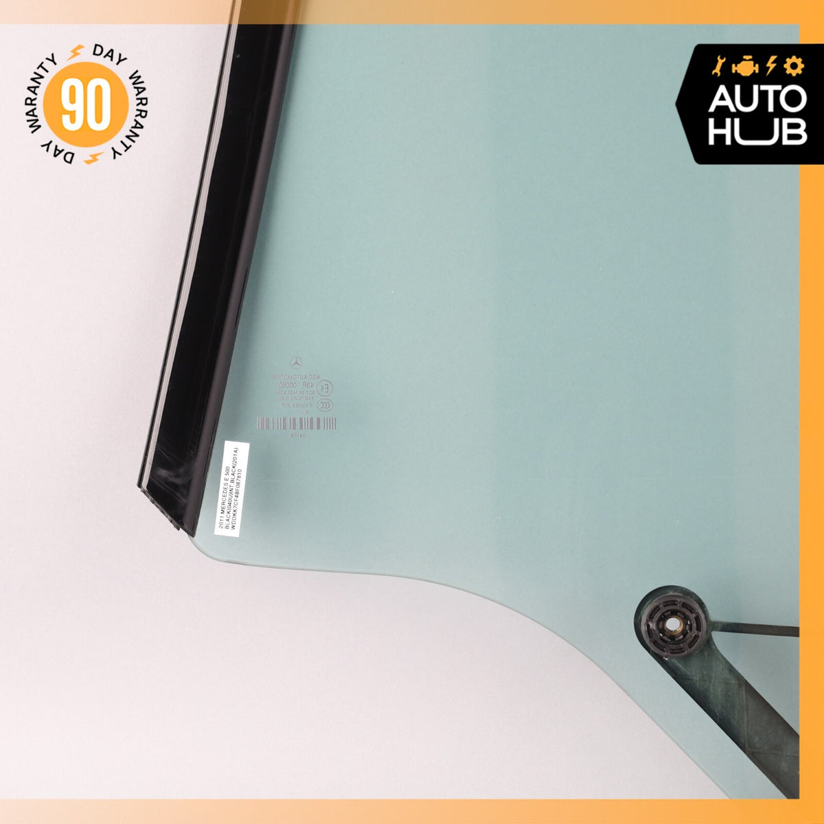 11-17 Mercedes W207 E550 Convertible Rear Right Quarter Window Glass OEM - photo 10