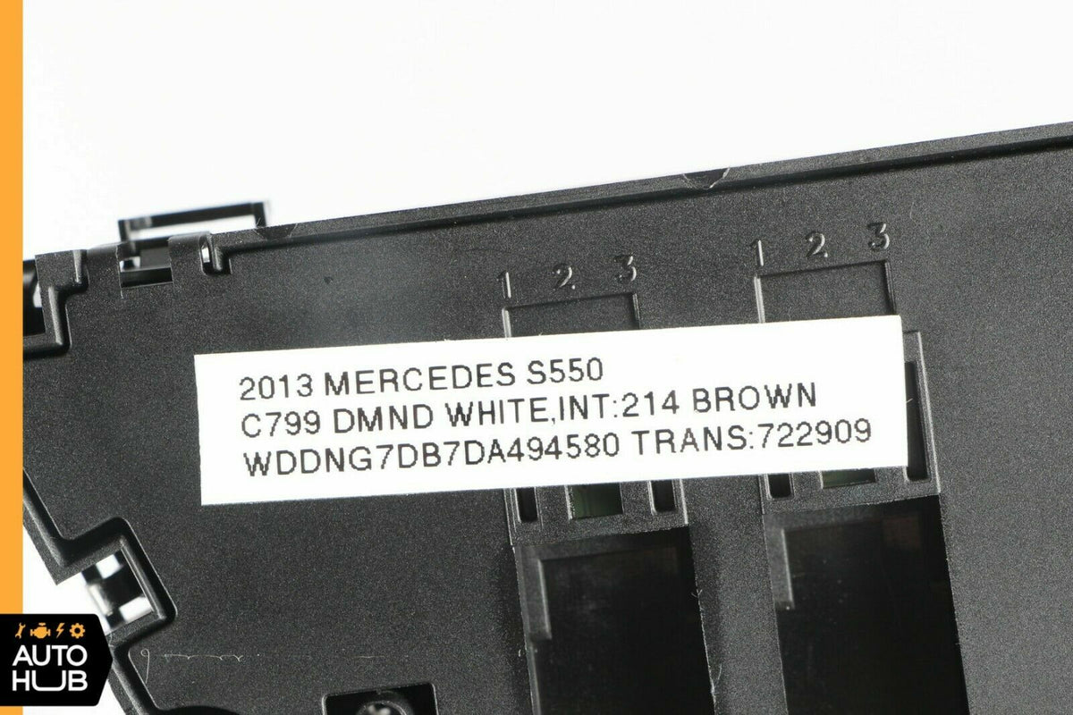 07-14 Mercedes W221 S550 CL550 Front Left Driver Seat Control Memory Switch OEM - photo 11