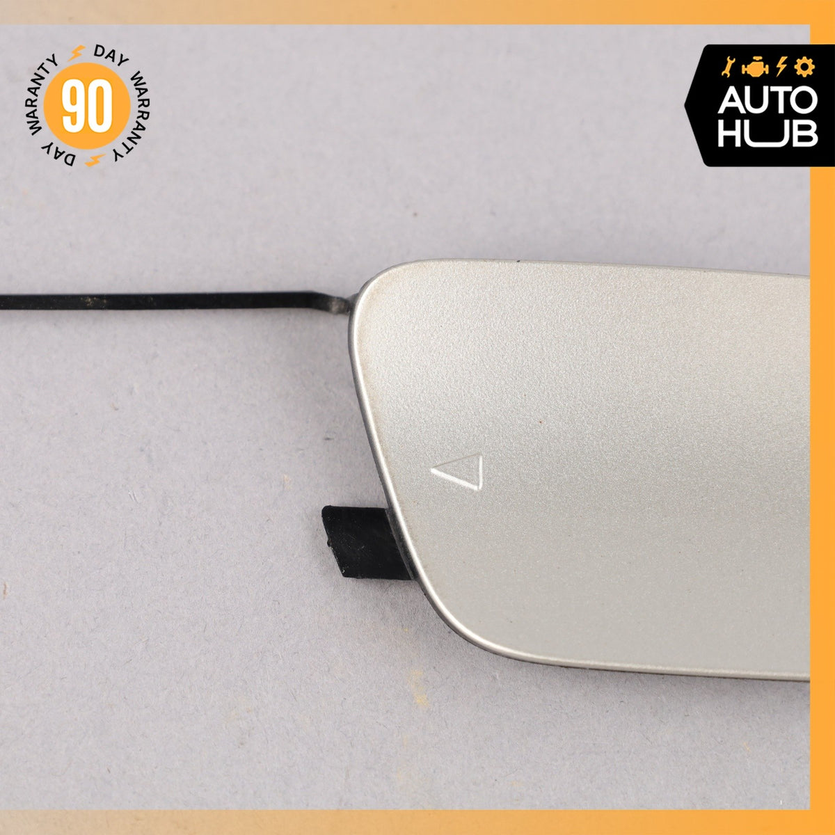 BMW F15 X5 Rear Left Bumper Tow Hook Cover Panel Trim Silver OEM - photo 3