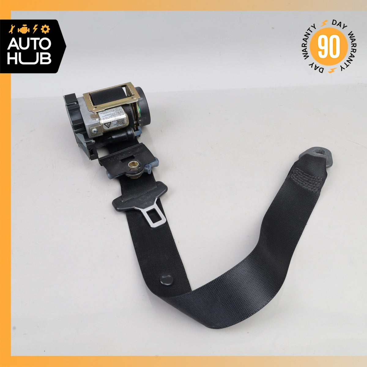 00-03 Mercedes W210 E430 E320 Seat Belt Retractor Front Right Side Black OEM - photo 1