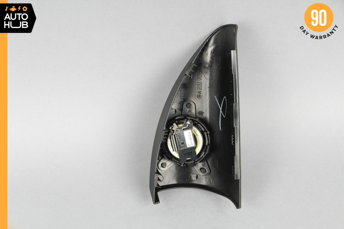 06-13 Mercedes W251 R350 R320 Left Driver Door Corner Tweeter Speaker Black OEM - photo 6