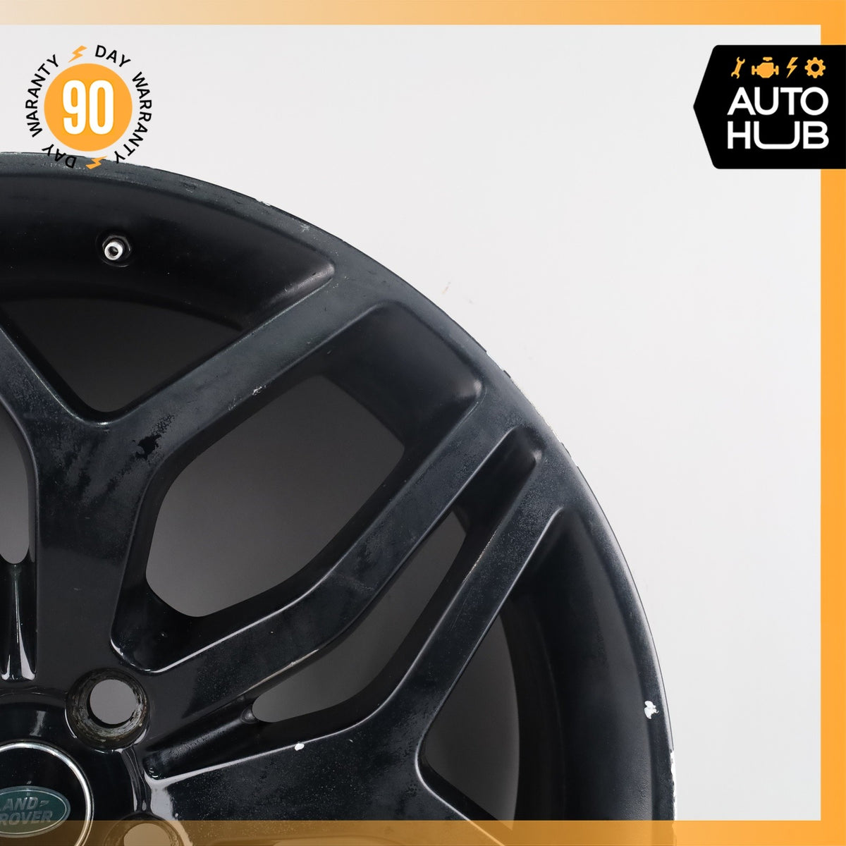 14-22 LR Range Rover Sport L494 Style 7 9.5 x 22 22" Wheel Rim Black OEM - photo 3